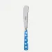 White Dots Light Blue Butter Knife 7.75"