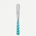 White Dots Turquoise Butter Knife 7.75"