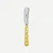 White Dots Yellow Butter Spreader 5.5"