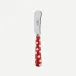 White Dots Red Butter Spreader 5.5"