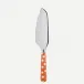 White Dots Orange Pie Server 10"