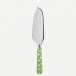 White Dots Garden Green Pie Server 10"