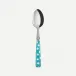 White Dots Turquoise Demitasse/Espresso Spoon 5.5"