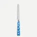 White Dots Light Blue Tomato Knife 8.5"