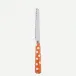 White Dots Orange Tomato Knife 8.5"