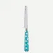 White Dots Turquoise Tomato Knife 8.5"