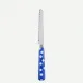 White Dots Lapis Blue Tomato Knife 8.5"