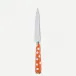 White Dots Orange Kitchen Knife 8.25"