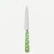 White Dots Garden Green Kitchen Knife 8.25"