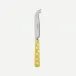 White Dots Yellow Small Cheese Knife 6.75"