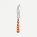 White Dots Orange Small Cheese Knife 6.75"