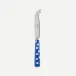 White Dots Lapis Blue Small Cheese Knife 6.75"