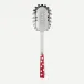 White Dots Red Spaghetti Spoon 10.5"