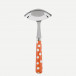 White Dots Orange Gravy Ladle 7.5"