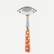 White Dots Orange Gravy Ladle 7.5"