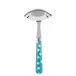 White Dots Turquoise Gravy Ladle 7.5"