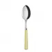 White Stripe Yellow Soup Spoon 8.5"