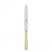 White Stripe Yellow Dinner Knife 9.25"