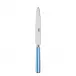 White Stripe Light Blue Dinner Knife 9.25"