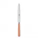 White Stripe Orange Dinner Knife 9.25"