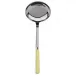 White Stripe Yellow Ladle 10.5"