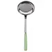 White Stripe Garden Green Ladle 10.5"