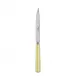 White Stripe Yellow Steak Knife 9"