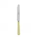 White Stripe Yellow Breakfast Knife 6.75"