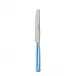 White Stripe Light Blue Breakfast Knife 6.75"