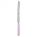 White Stripe Pink Bread Knife 11"