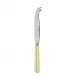 White Stripe Yellow Large Cheese Knife 9.5"