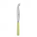 White Stripe Lime Large Cheese Knife 9.5"