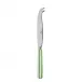 White Stripe Garden Green Large Cheese Knife 9.5"