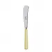 White Stripe Yellow Butter Knife 7.75"