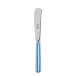 White Stripe Light Blue Butter Knife 7.75"