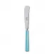 White Stripe Turquoise Butter Knife 7.75"