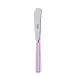 White Stripe Pink Butter Knife 7.75"