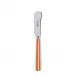 White Stripe Orange Butter Spreader 5.5"