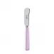 White Stripe Pink Butter Spreader 5.5"