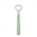 White Stripe Garden Green Bottle Opener 6.25"