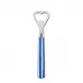 White Stripe Lapis Blue Bottle Opener 6.25"