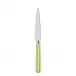 White Stripe Lime Kitchen Knife 8.25"