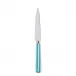 White Stripe Turquoise Kitchen Knife 8.25"