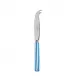 White Stripe Light Blue Small Cheese Knife 6.75"