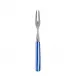 White Stripe Lapis Blue Cocktail Fork 5.75"