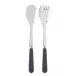 Gustave Grey 2-Pc Salad Serving Set 10.25" (Fork, Spoon)