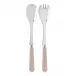 Gustave Taupe 2-Pc Salad Serving Set 10.25" (Fork, Spoon)