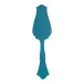 Honorine Turquoise Tart Slicer 10" 10.25"