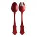 Honorine Red Salad Serving Set 10" (Serving Fork, Serving Spoon)