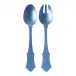 Honorine Light Blue Salad Serving Set 10" (Fork, Spoon)